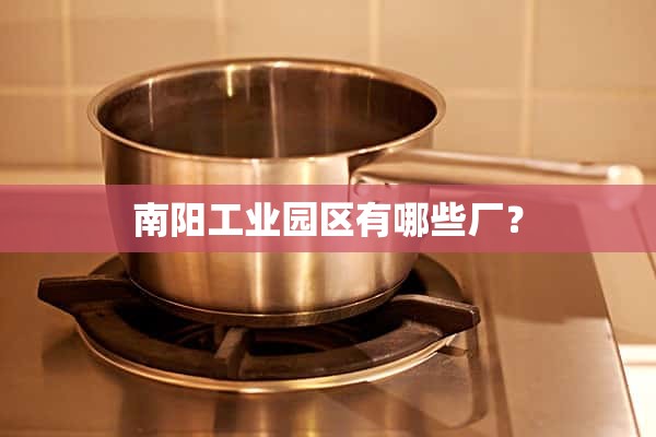 南阳工业园区有哪些工厂？