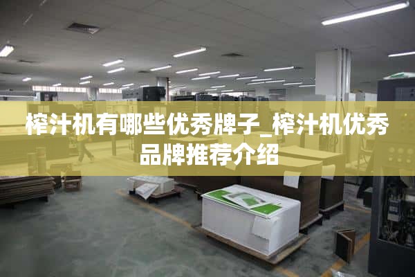 榨汁机有哪些优秀品牌_榨汁机优秀品牌推荐介绍