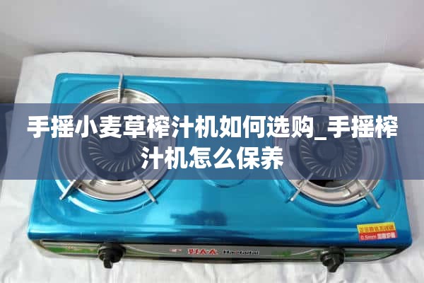 如何选择手摇麦秆榨汁机_如何保养手摇榨汁机
